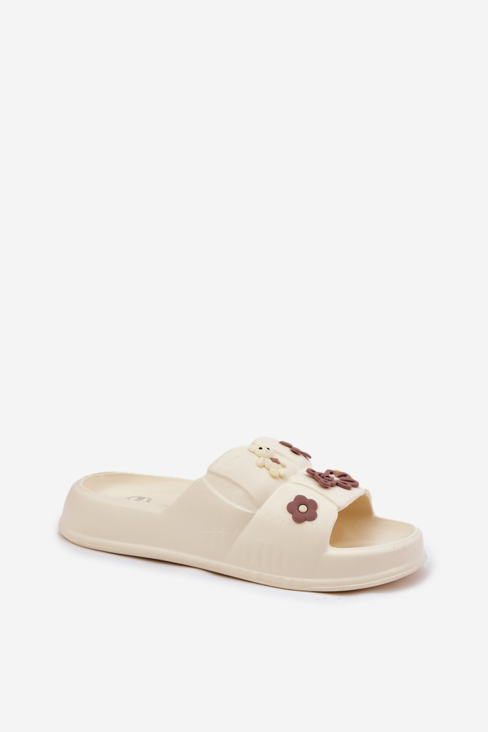 Sandał Klapki Model Redienna 25SD11-8912 Ecru - Step in style - obrazek 2
