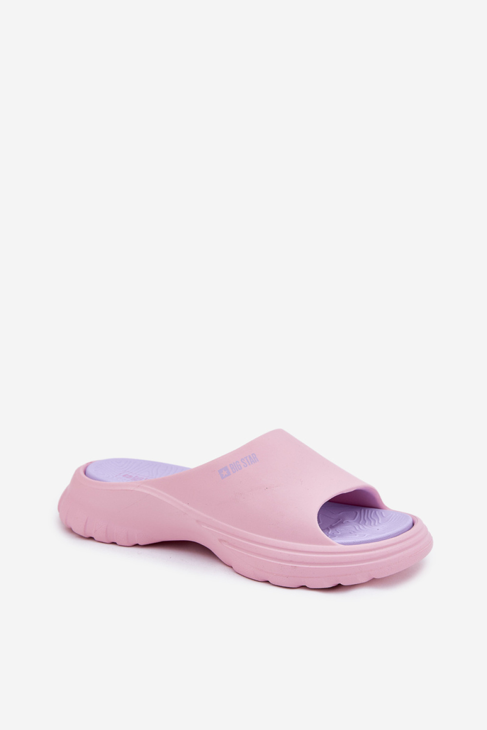 Sandał Klapki Model Big Star RR274A587 Pink - Step in style - obrazek 2