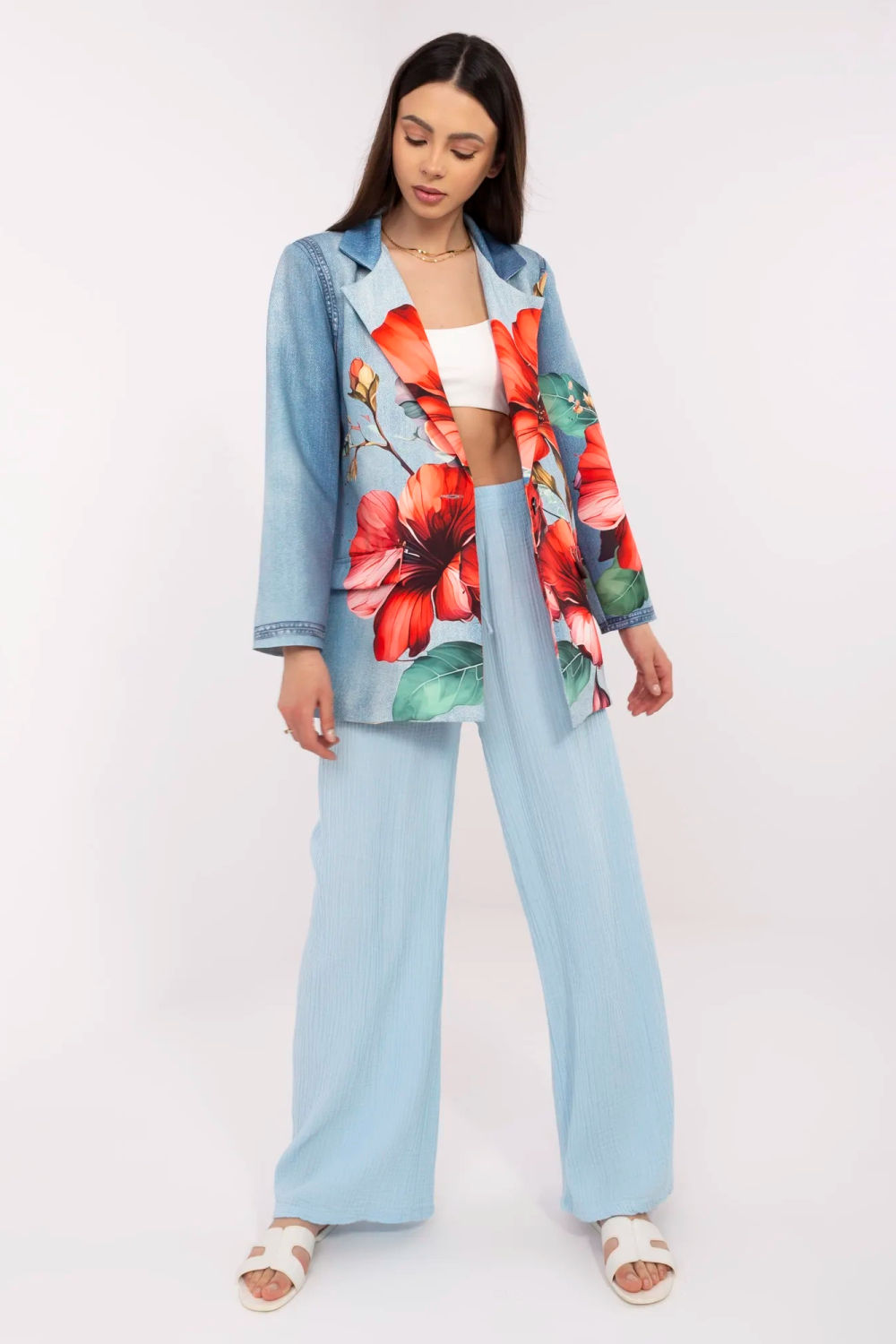 Marynarka Model DHJ-MA-18525-35.91 Blue - Italy Moda - obrazek 2