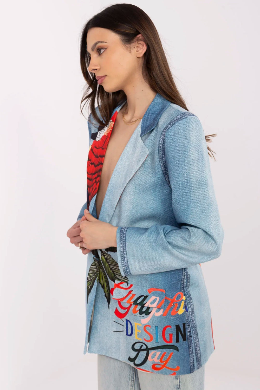 Marynarka Model DHJ-MA-18525-33.18 Blue - Italy Moda - obrazek 2