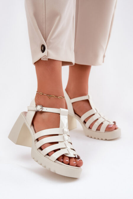 Sandały Model Vinceza 66621 Light Beige - Step in style