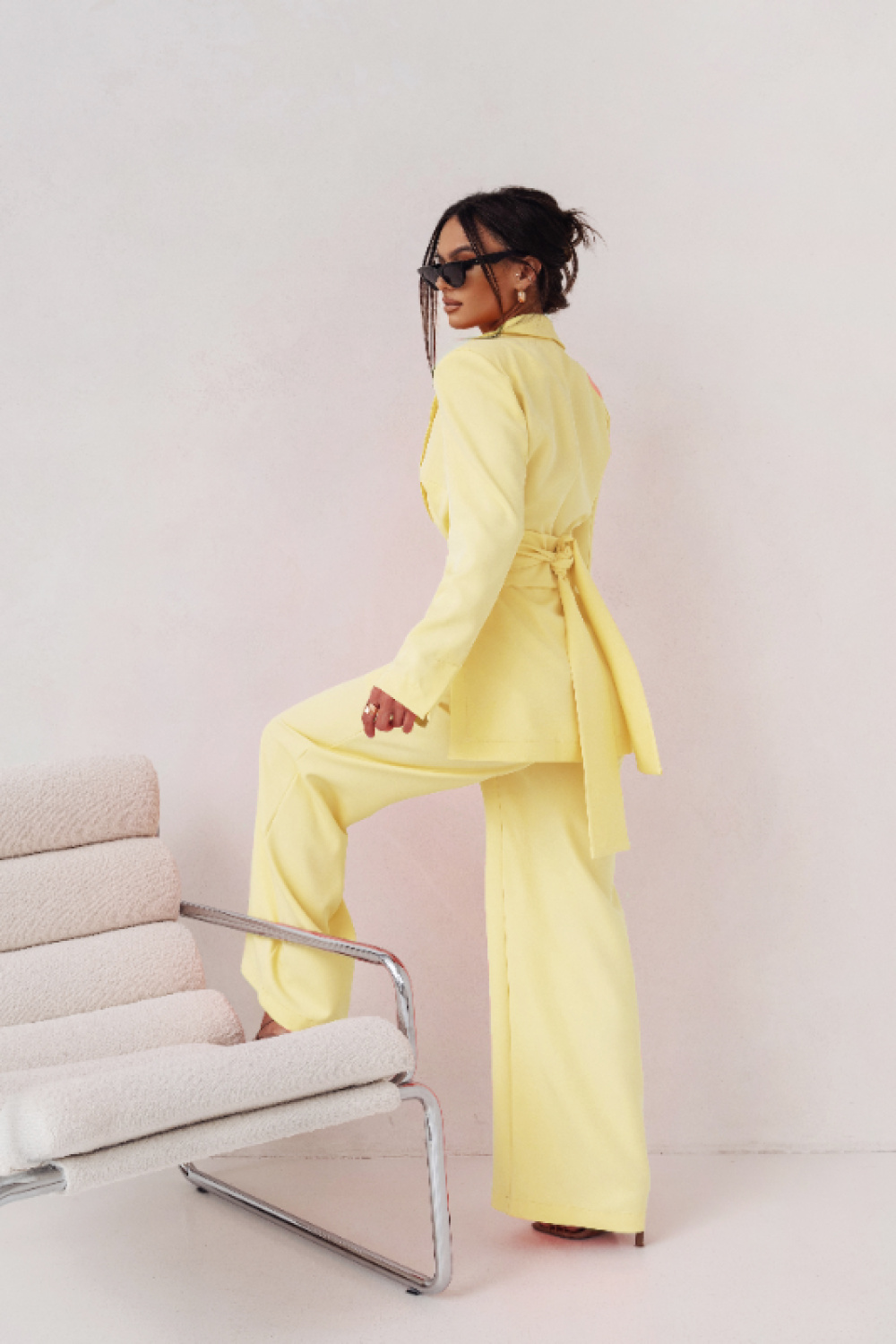 Spodnie Komplet Model Emma 260430233 Yellow - LaBalancia - obrazek 2