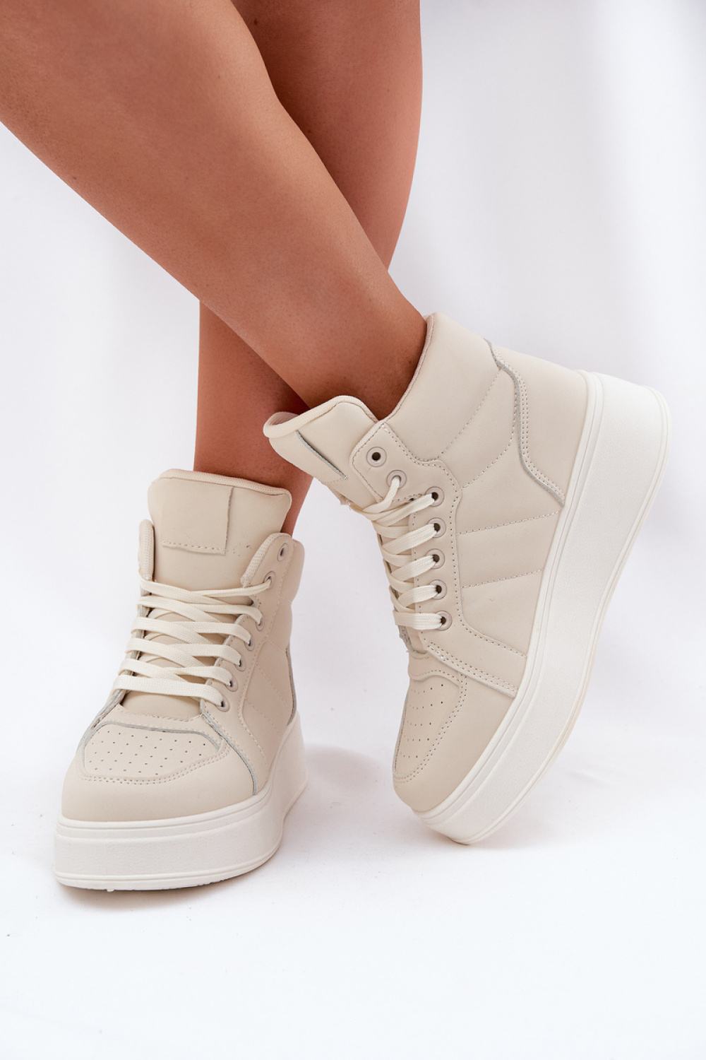 Buty Sportowe Model Tillive 24SP30-8166 Beige - Step in style - obrazek 3