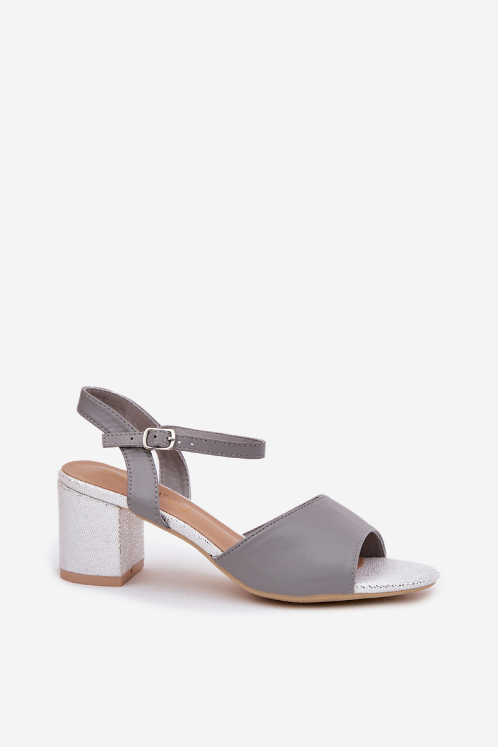 Sandały Model Vinceza 20275 Grey - Step in style - obrazek 2