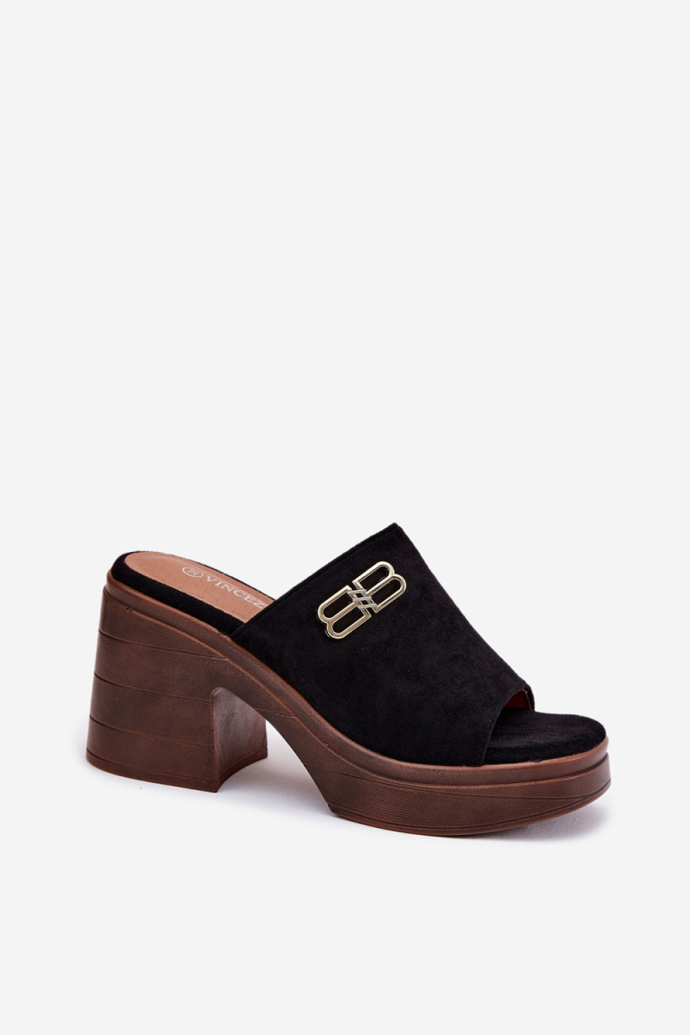 Sandał Klapki Model Vinceza 17400 Black - Step in style - obrazek 2