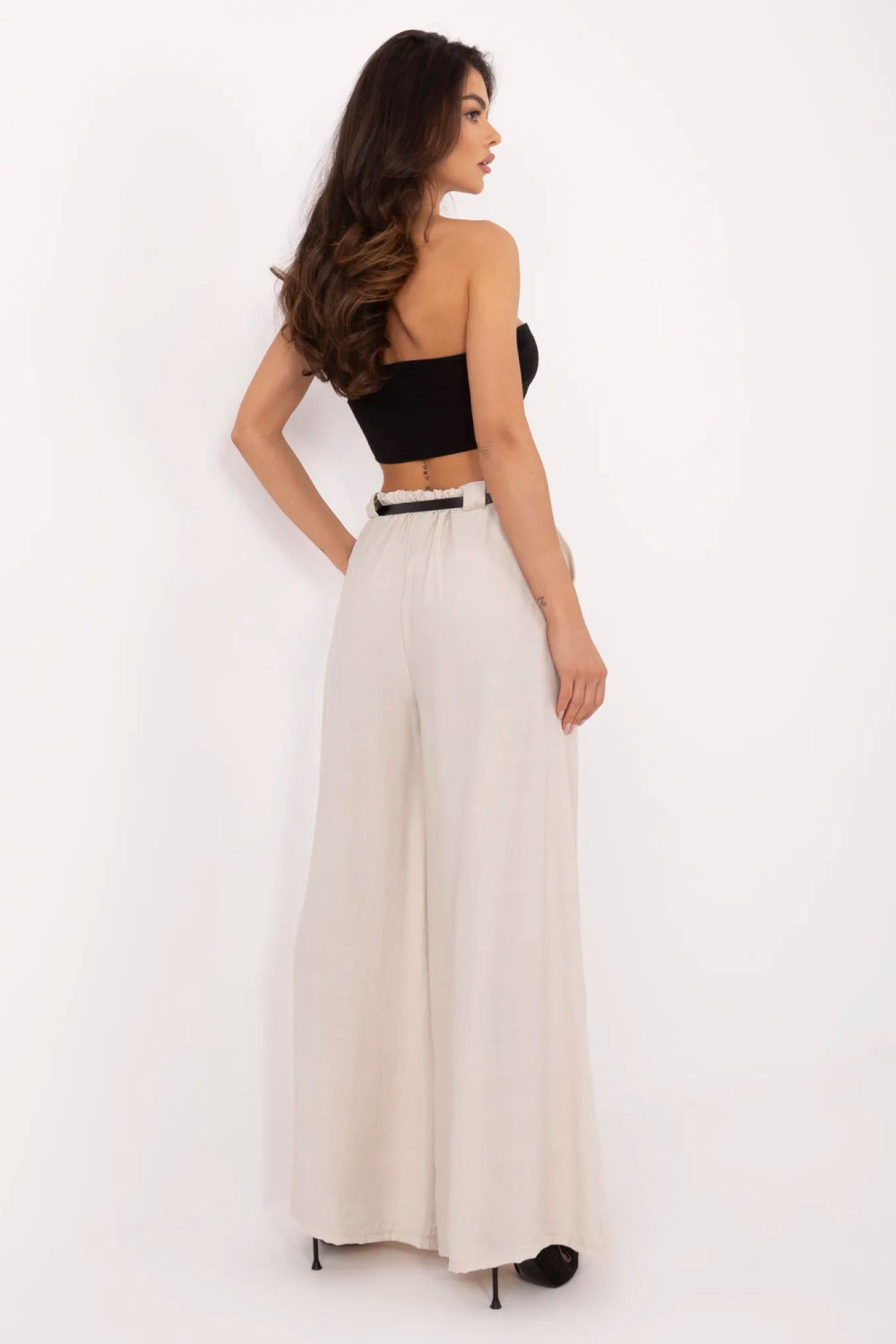 Spodnie Damskie Model MI-SP-A2476.95 Beige - Italy Moda - obrazek 3