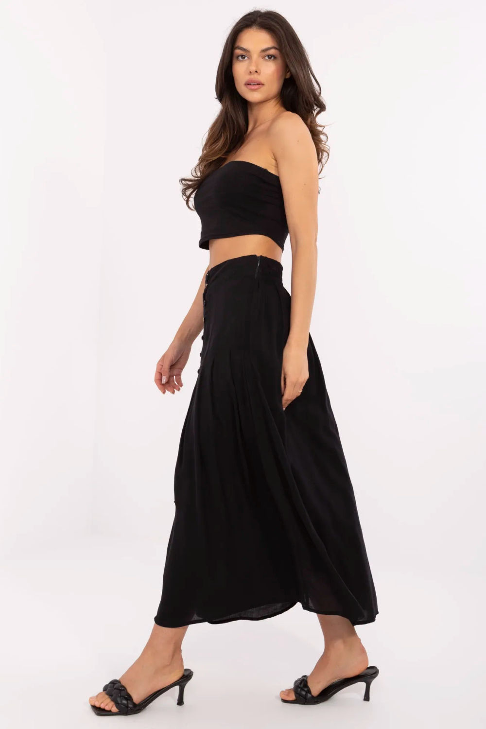 Spódnica Model D73761M50187B Black - Sublevel - obrazek 2