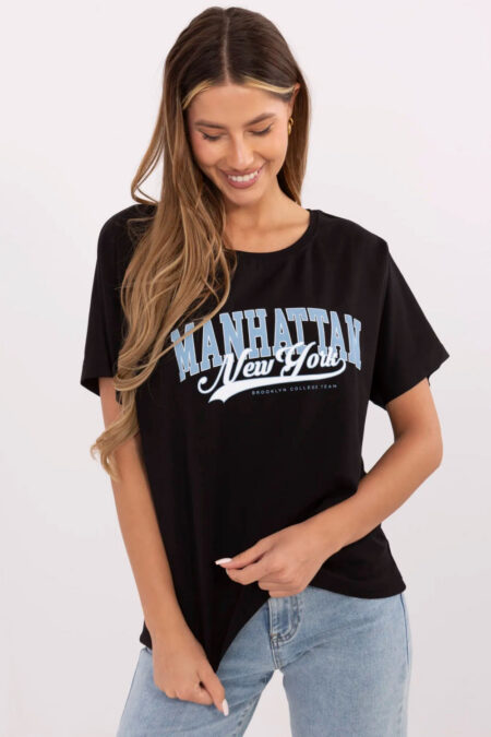 T-shirt Damski Model CLM-TS-0023.94 Black - Factory Price