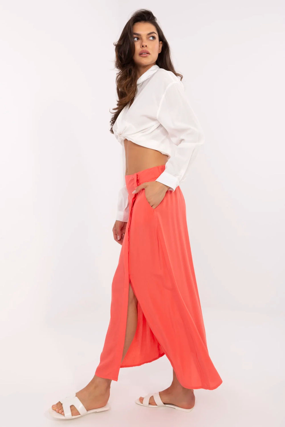 Spódnica Model D73761M50222A Coral - Fresh Made - obrazek 2