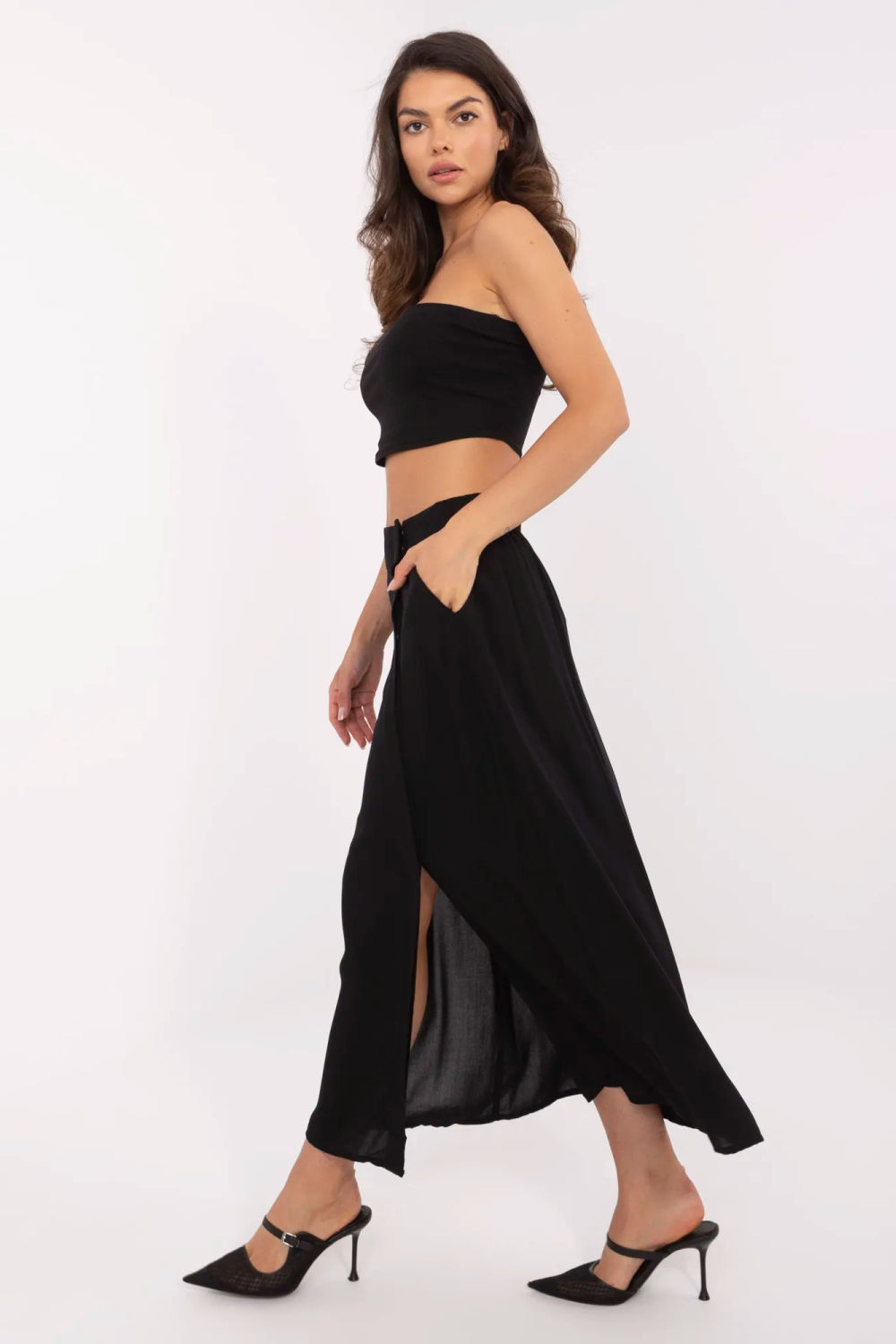 Spódnica Model D73761M50222A Black - Fresh Made - obrazek 2