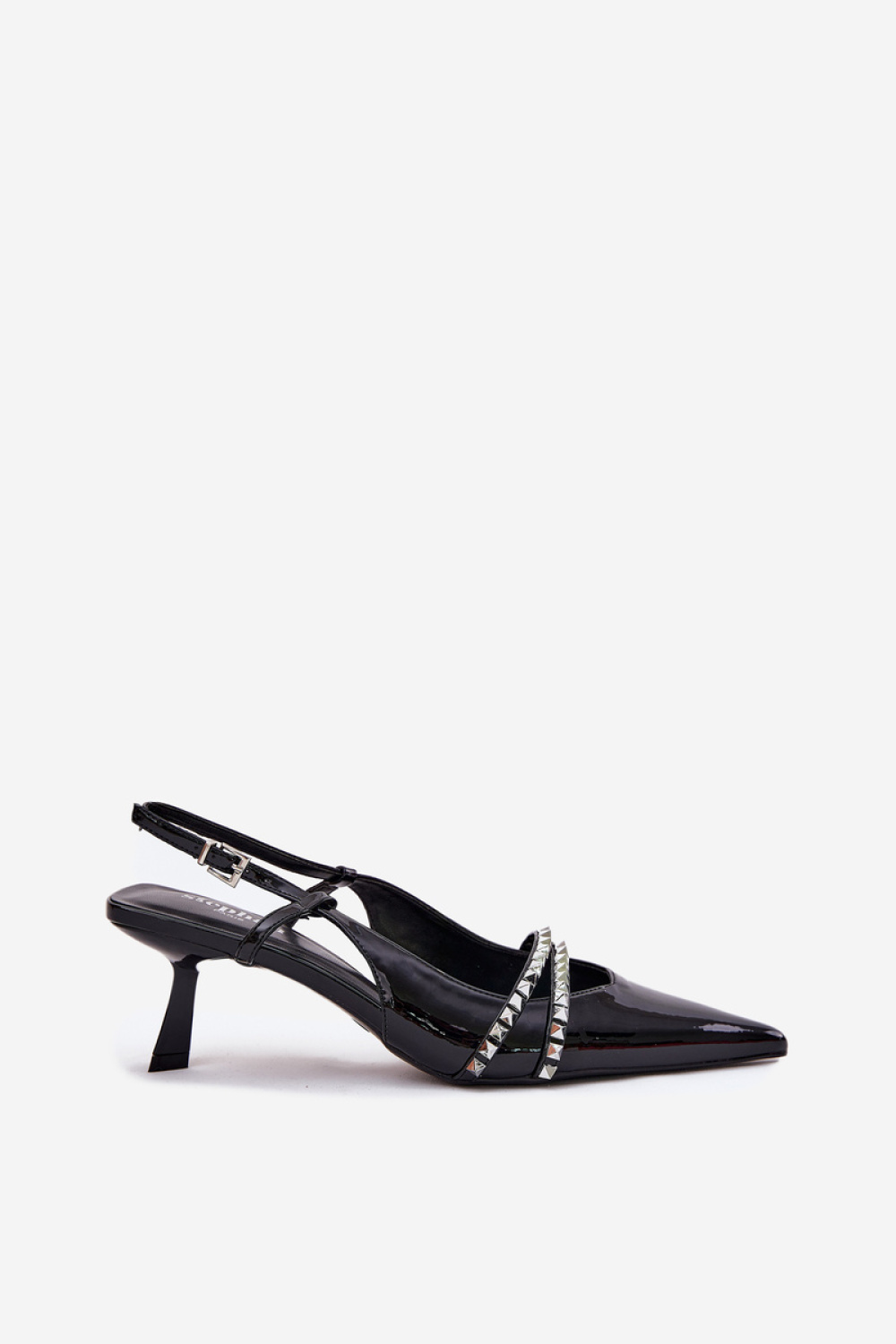 Czółenka Model Jelmia P-1399 Black - Step in style - obrazek 2
