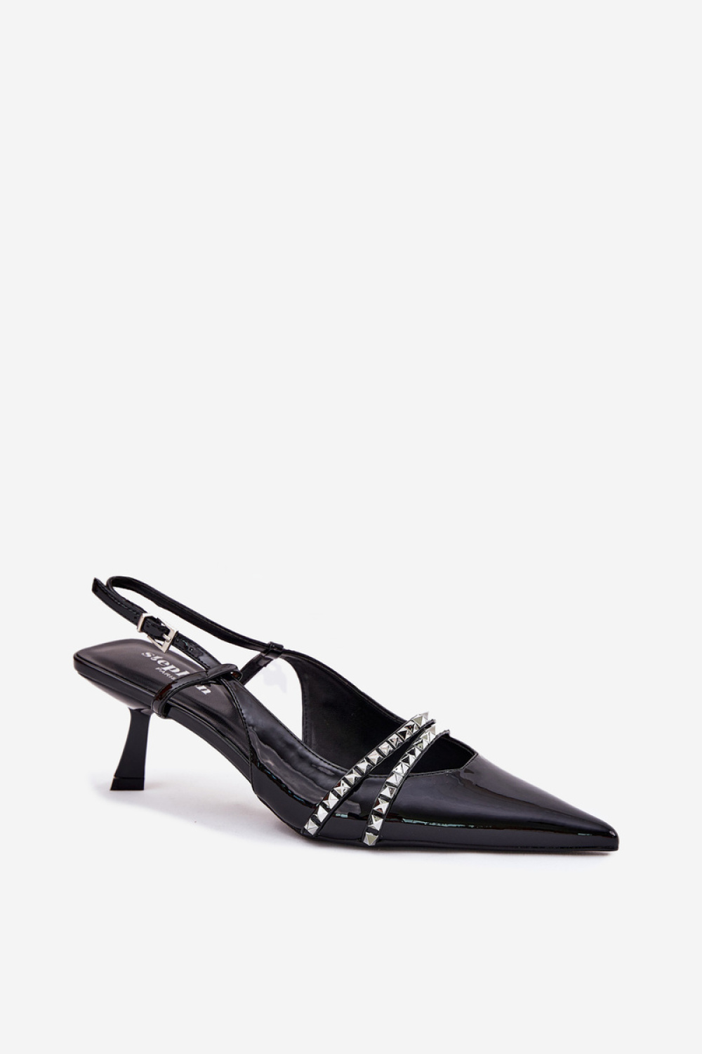 Czółenka Model Jelmia P-1399 Black - Step in style - obrazek 3