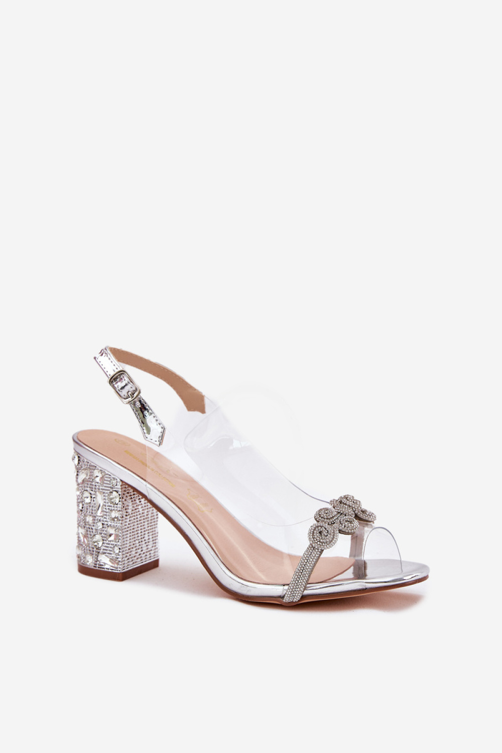 Sandały Model DA MR51-705 Silver - Step in style - obrazek 2