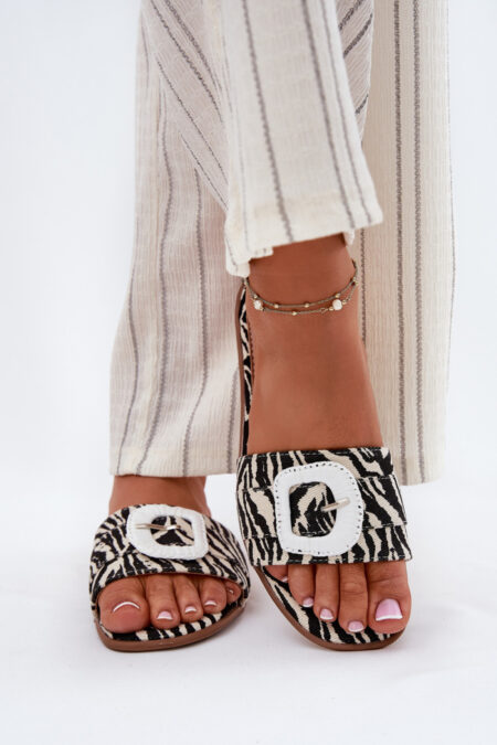 Sandał Klapki Model Clariola G469 Zebra - Step in style