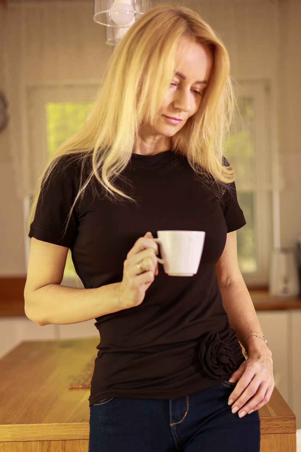 Bluzka Model Lily Black - Mirale - obrazek 4