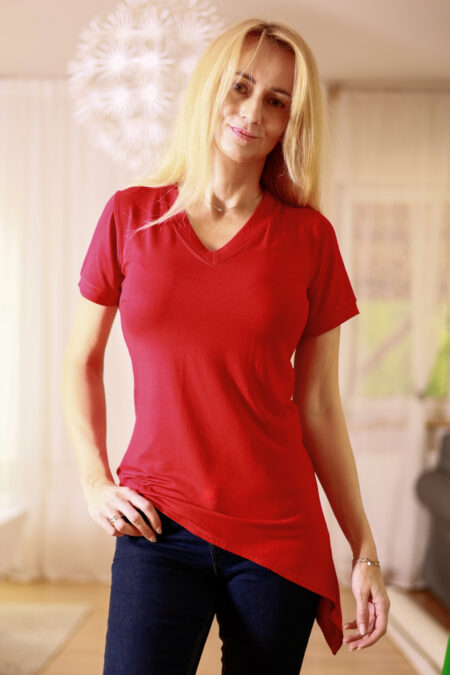 Bluzka Model Aria Red - Mirale
