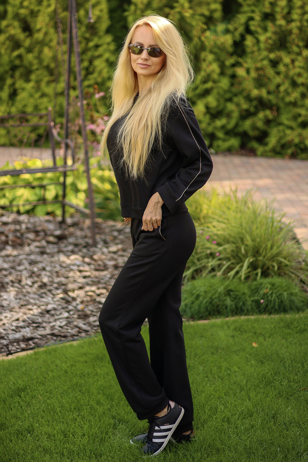 Spodnie Dres Model Maio Black - Mirale - obrazek 3