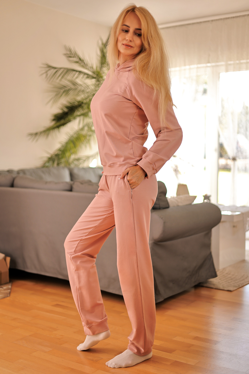 Spodnie Dres Model Brav Pink - Mirale - obrazek 4