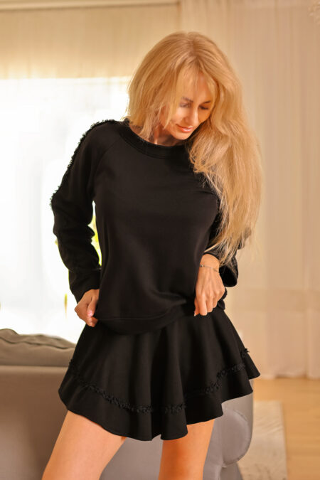 Spodnie Spódnicospodnie Model Krabi Black - Mirale