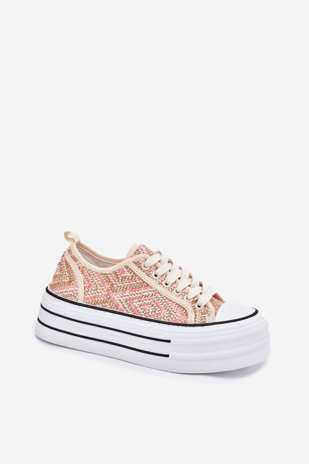 Trampki Model Melina 806-4D Pink - Step in style - obrazek 2