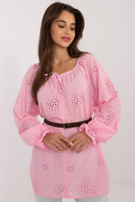 Bluzka Model LK-BZ-509747.80 Pink - Lakerta