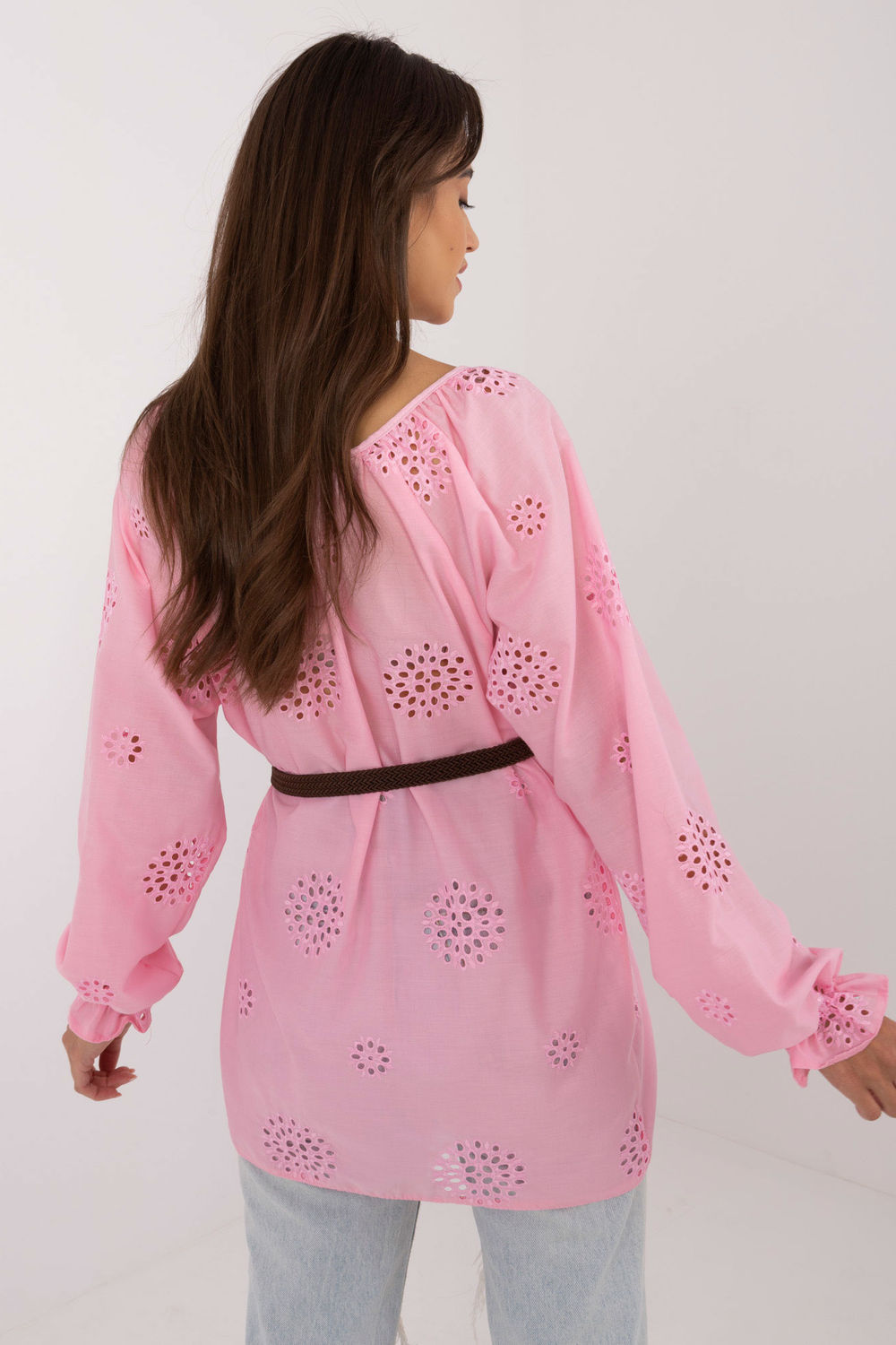 Bluzka Model LK-BZ-509747.80 Pink - Lakerta - obrazek 3