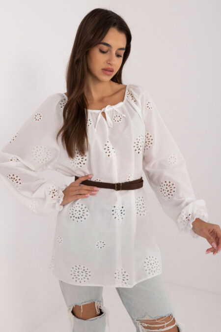 Bluzka Model LK-BZ-509747.80 White - Lakerta