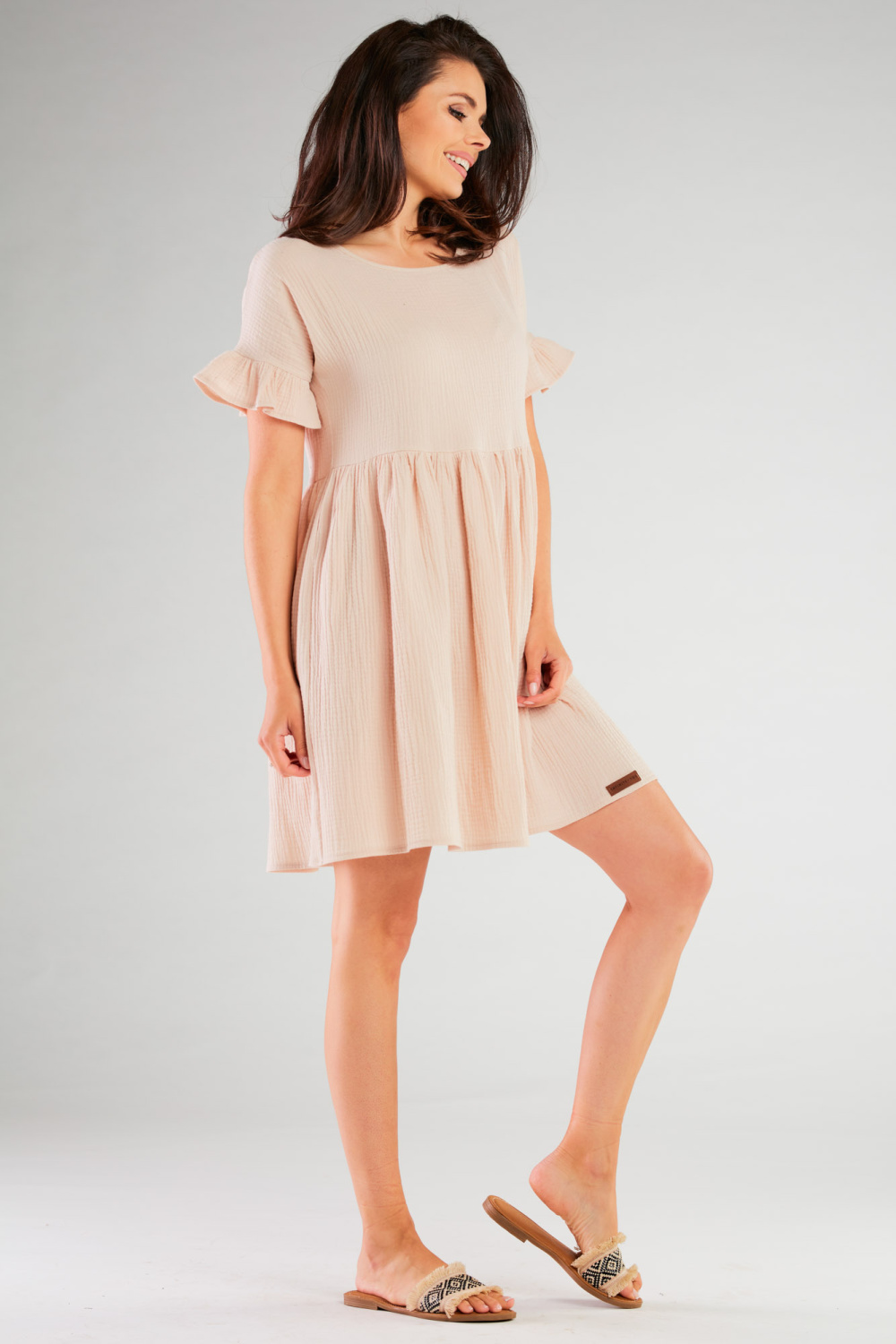 Sukienka Model M260 Beige - Infinite You - obrazek 2