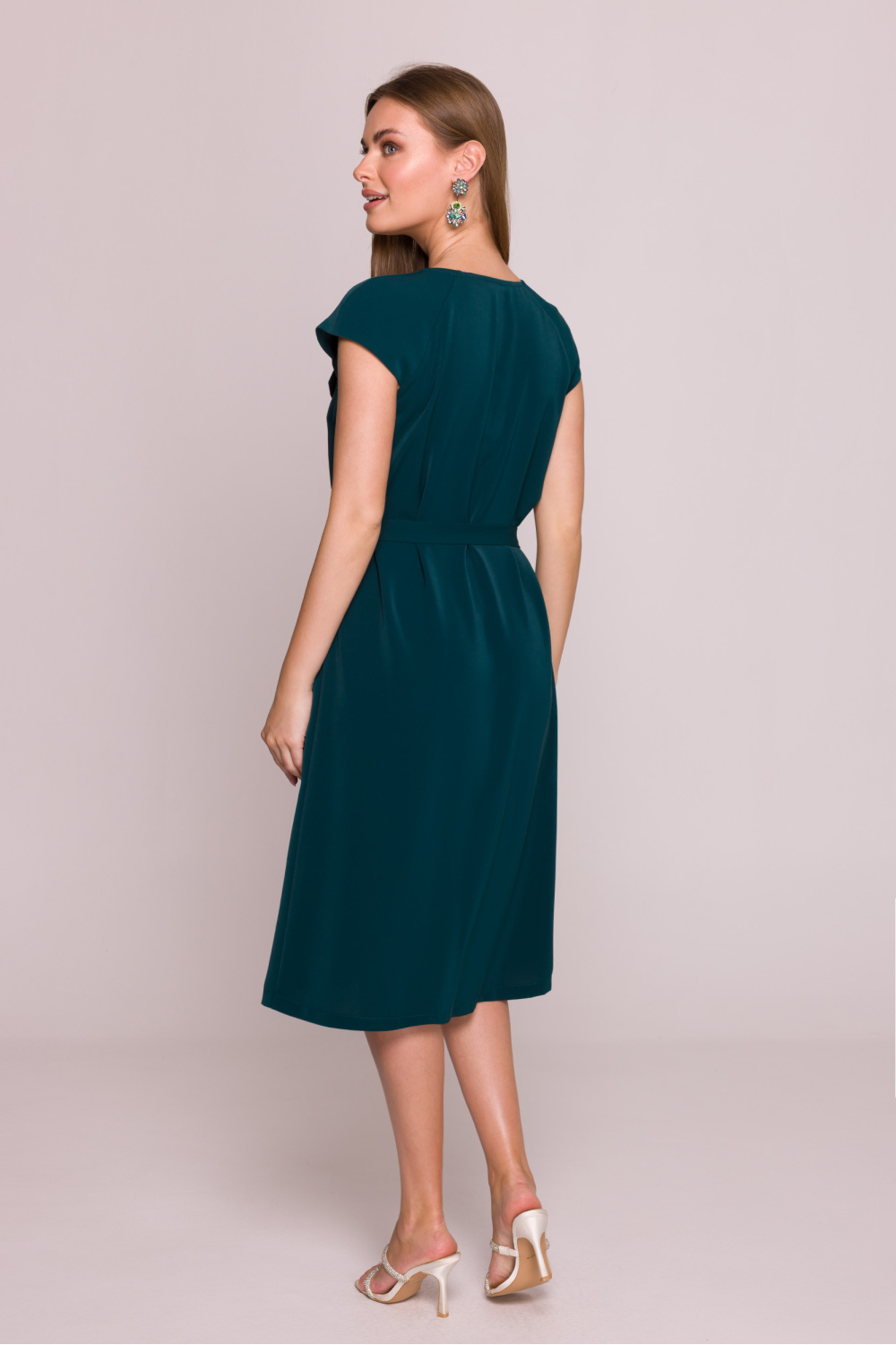 Sukienka Model S411 Green - Stylove - obrazek 2