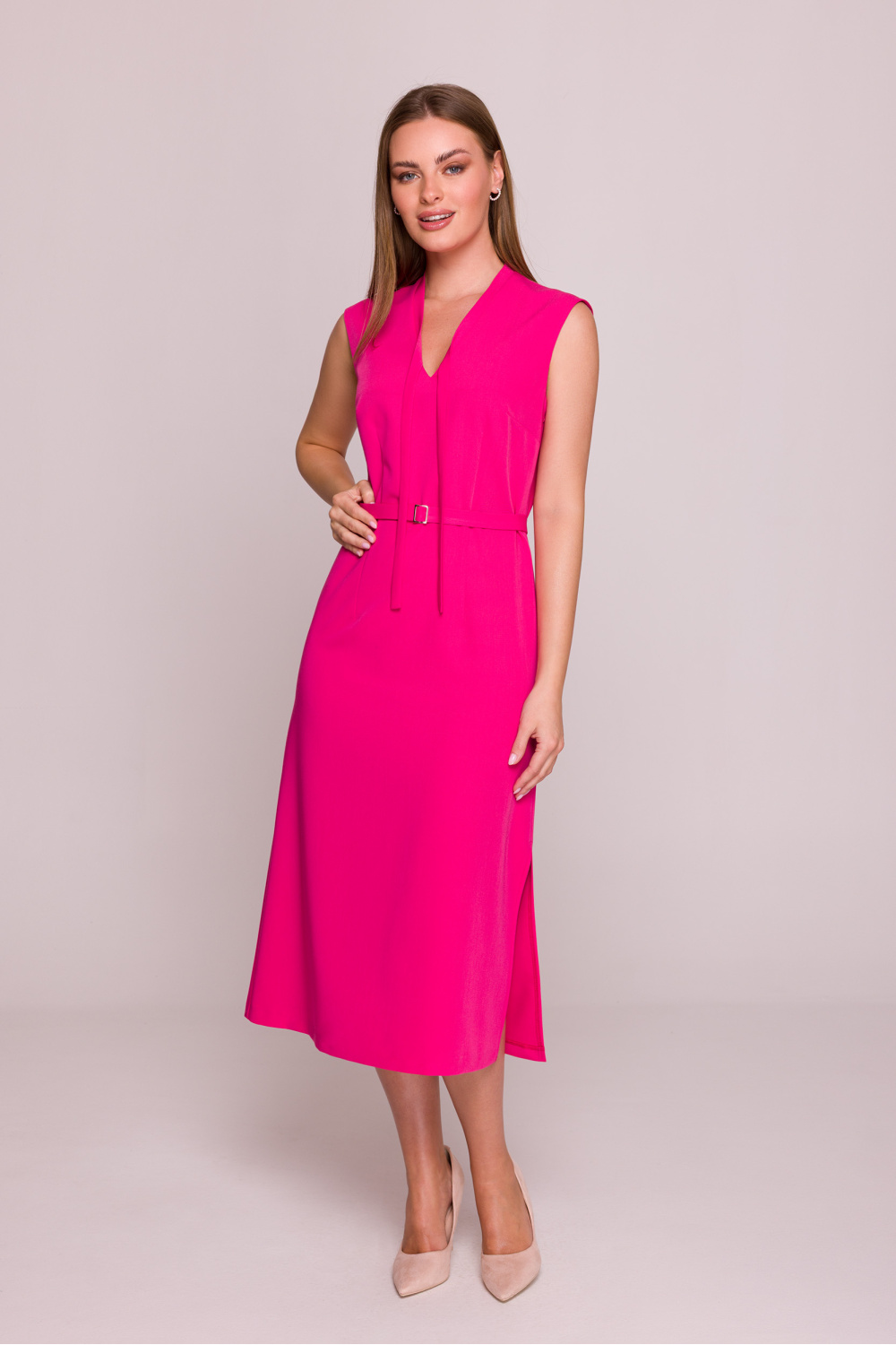 Sukienka Model S410 Pink - Stylove