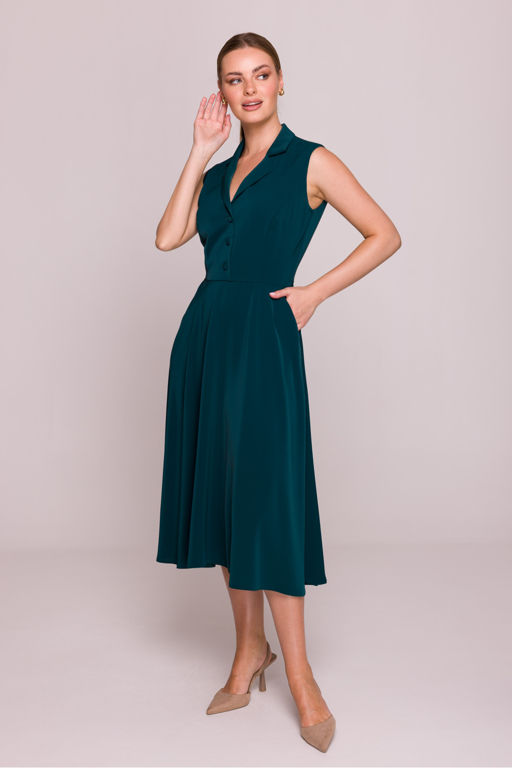 Sukienka Model S409 Green - Stylove