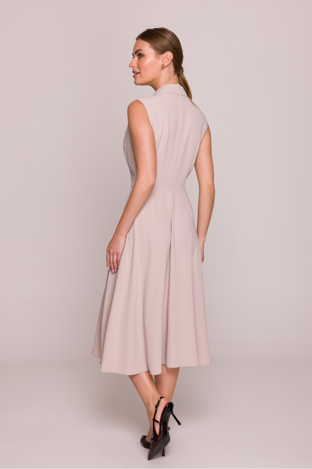 Sukienka Model S409 Beige - Stylove - obrazek 2