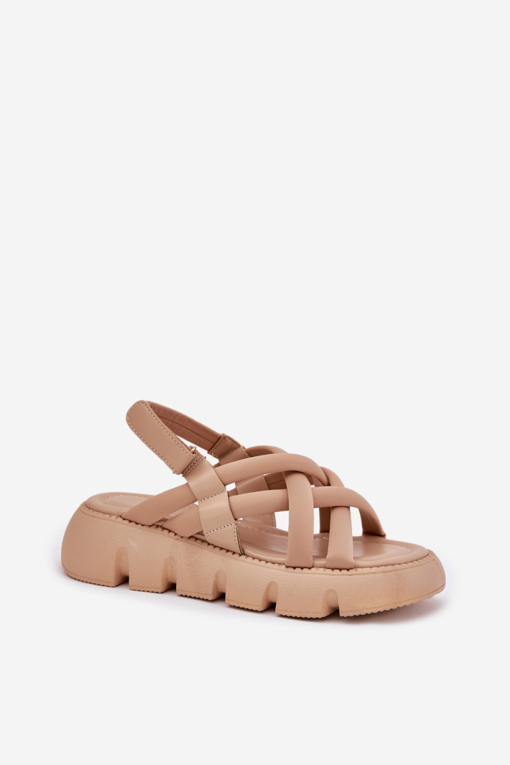 Sandały Model Filamira SQC-101 Beige - Step in style - obrazek 2