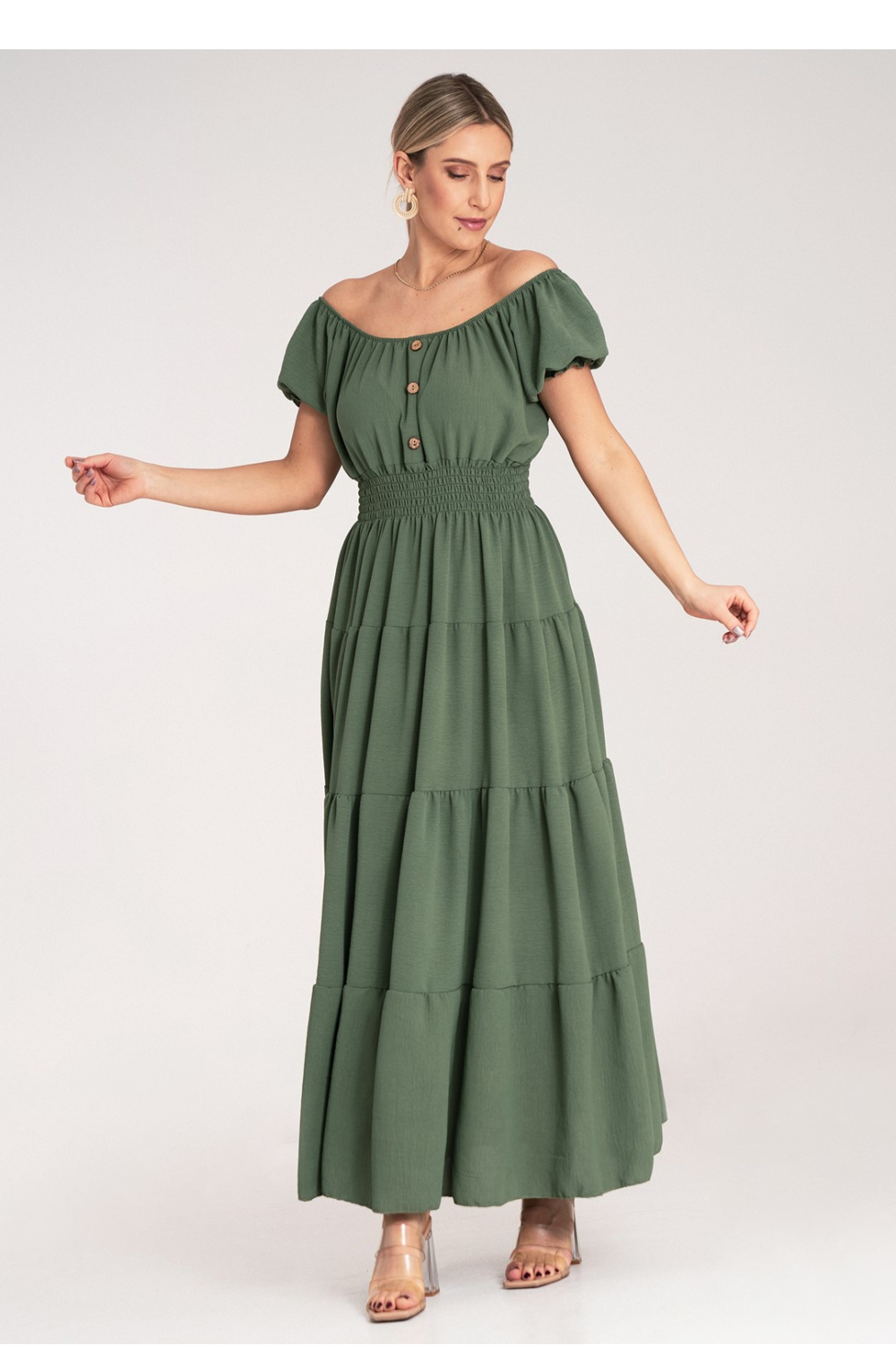 Sukienka Model M1170 Green - Figl - obrazek 4