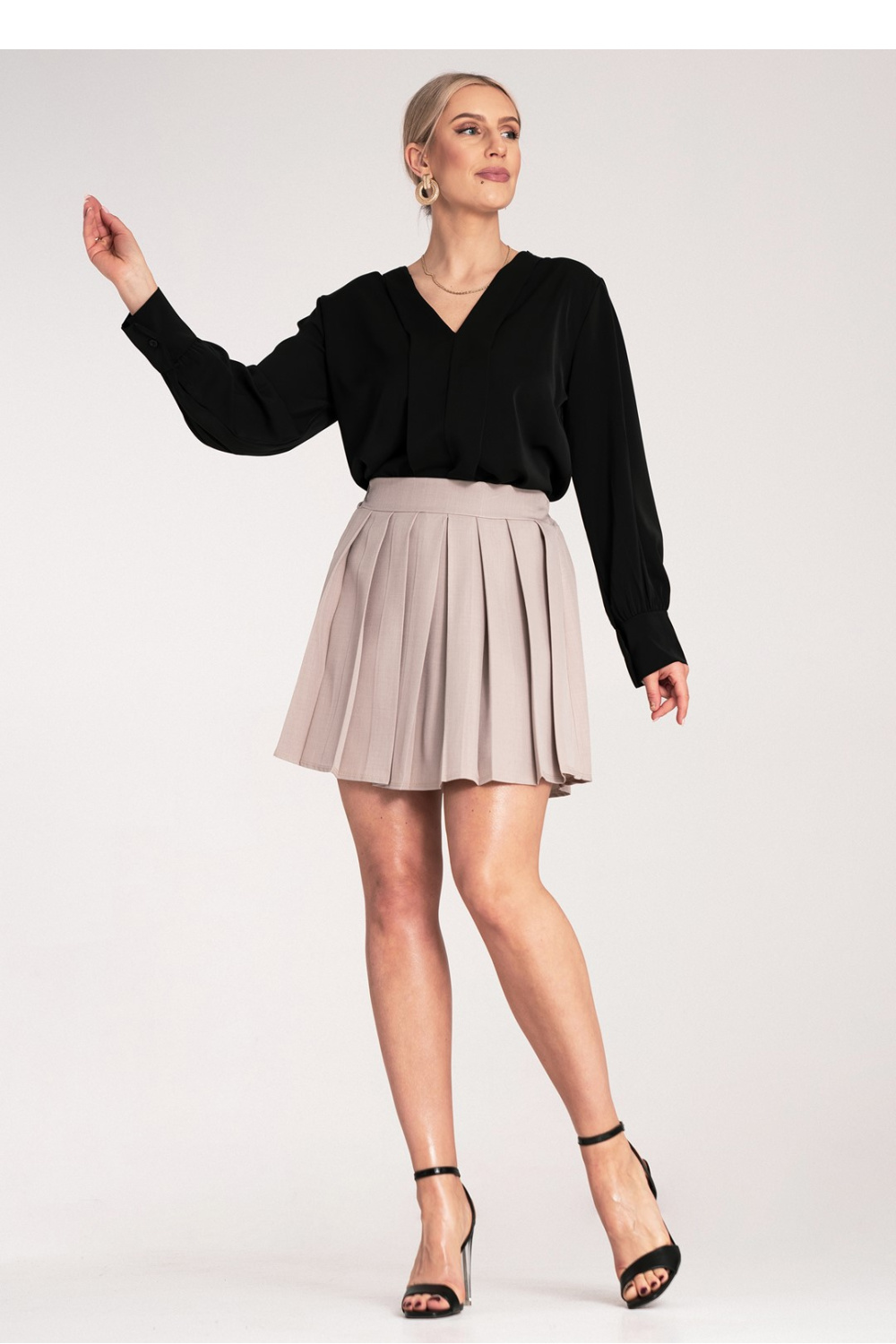 Spódnica Model M1159 Beige - Figl - obrazek 2