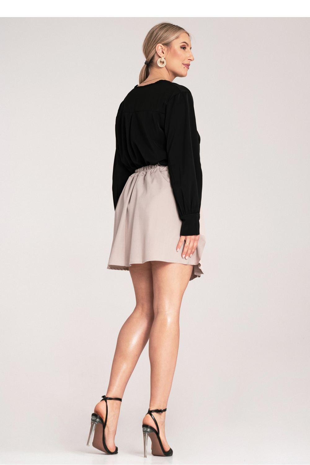 Spódnica Model M1159 Beige - Figl - obrazek 3