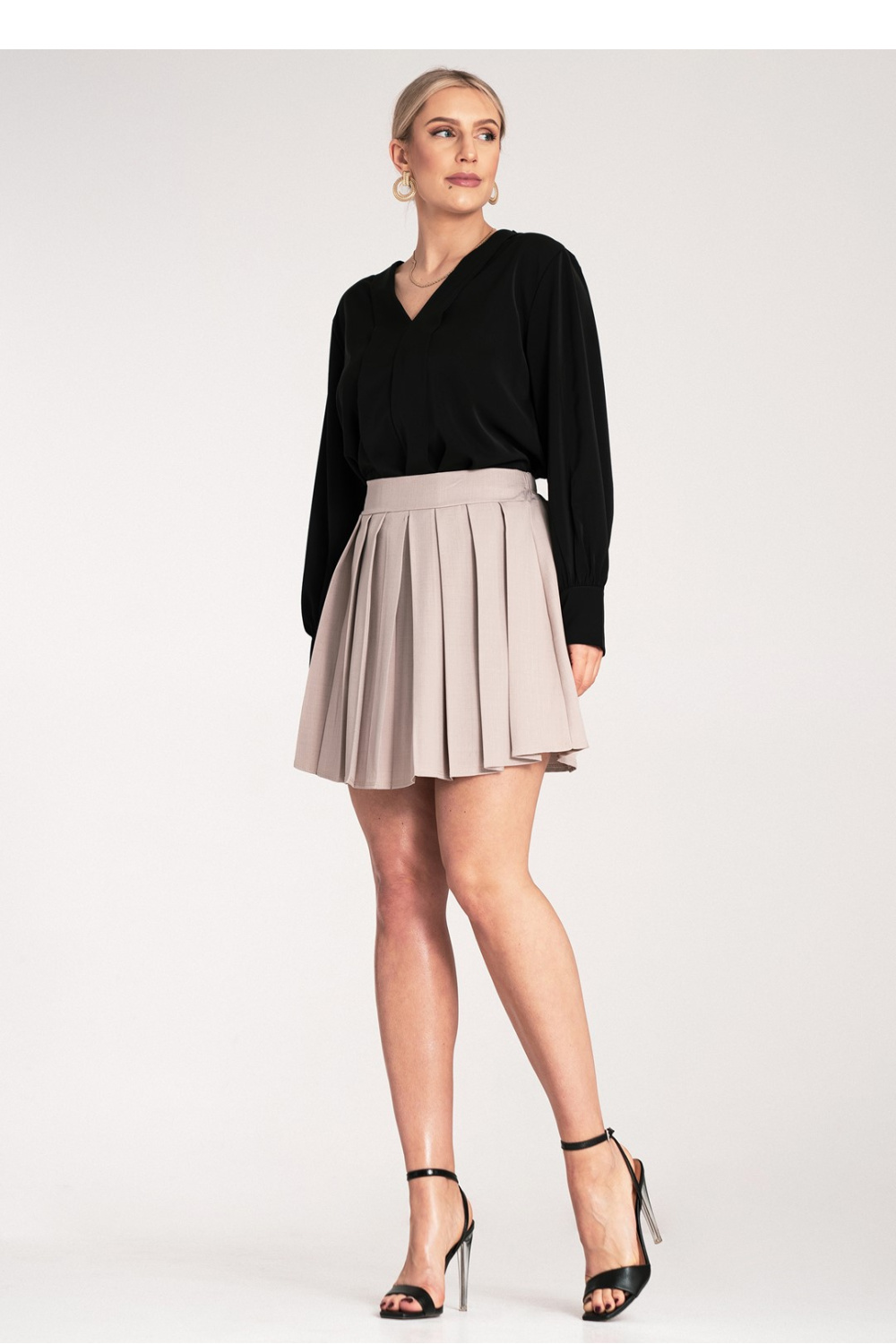Spódnica Model M1159 Beige - Figl - obrazek 4