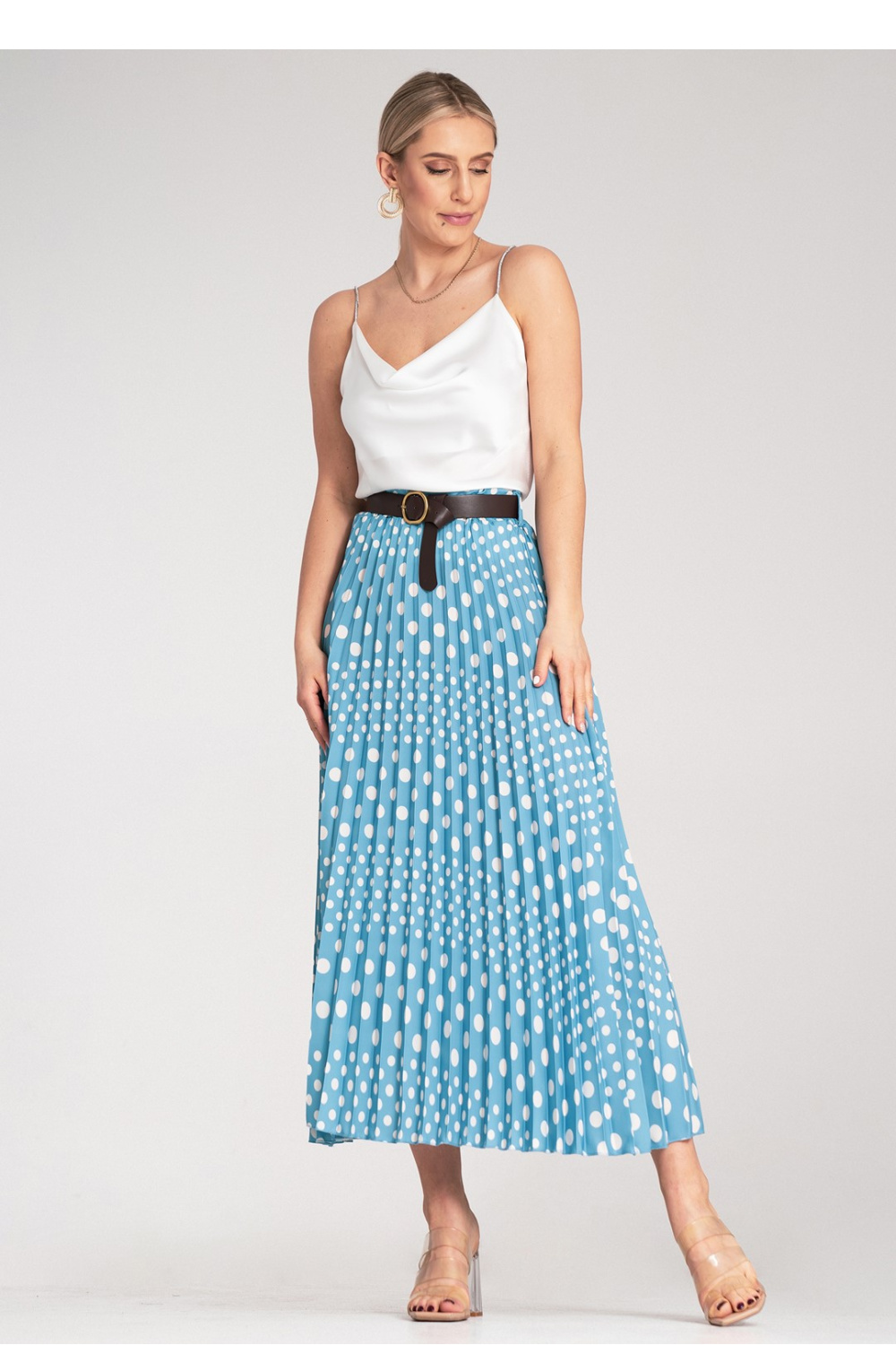 Spódnica Model M1155 Blue - Figl - obrazek 2