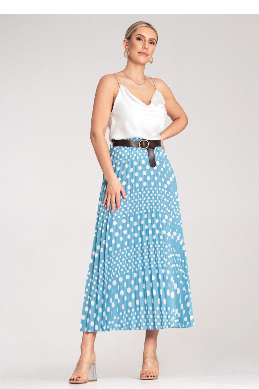 Spódnica Model M1155 Blue - Figl - obrazek 4