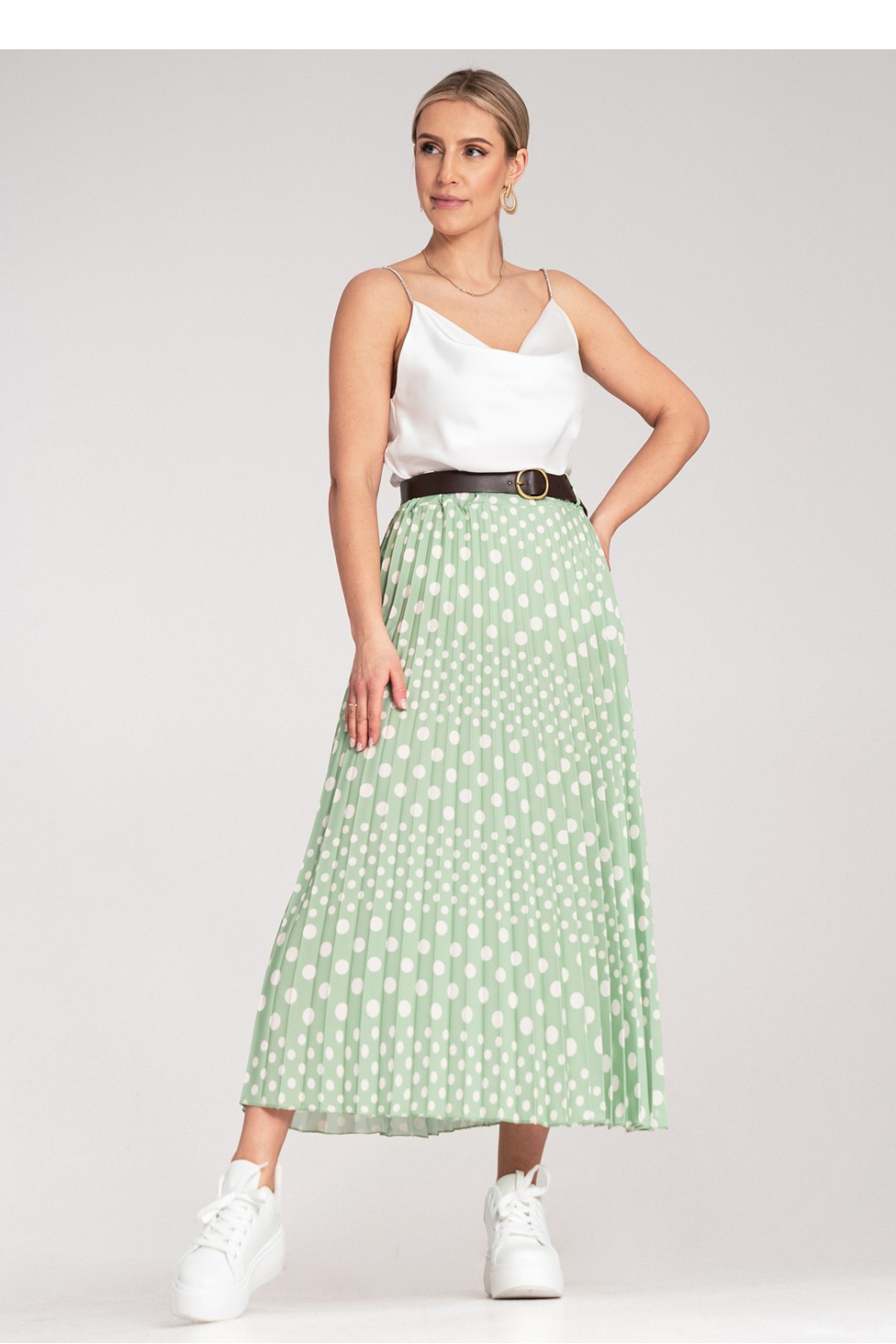 Spódnica Model M1155 Green - Figl - obrazek 4