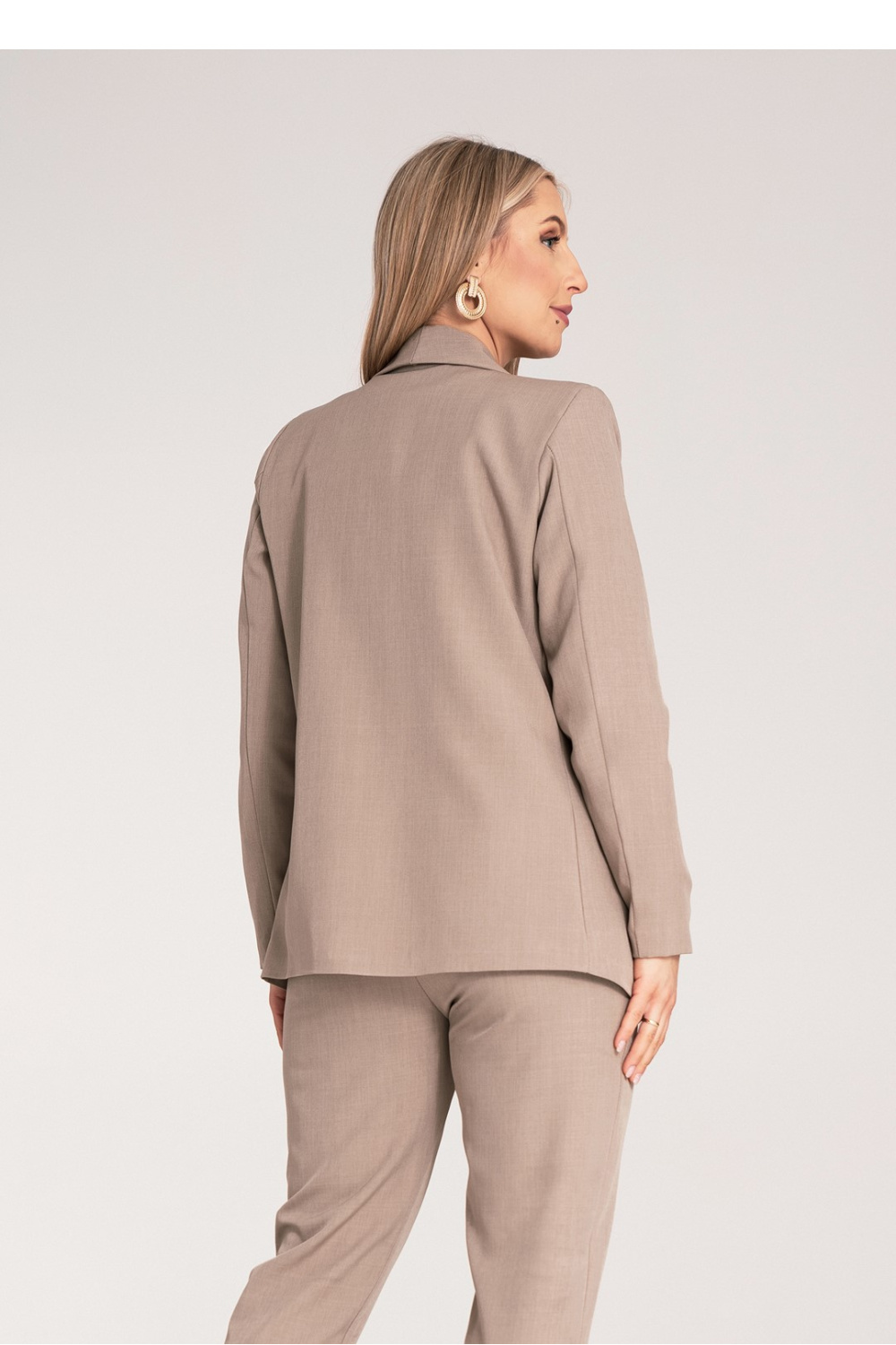 Żakiet Model M1175 Dark Beige - Figl - obrazek 3