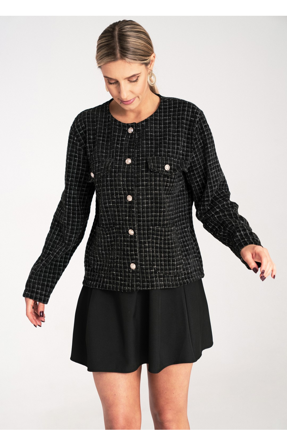 Żakiet Model M1150 Black - Figl - obrazek 4