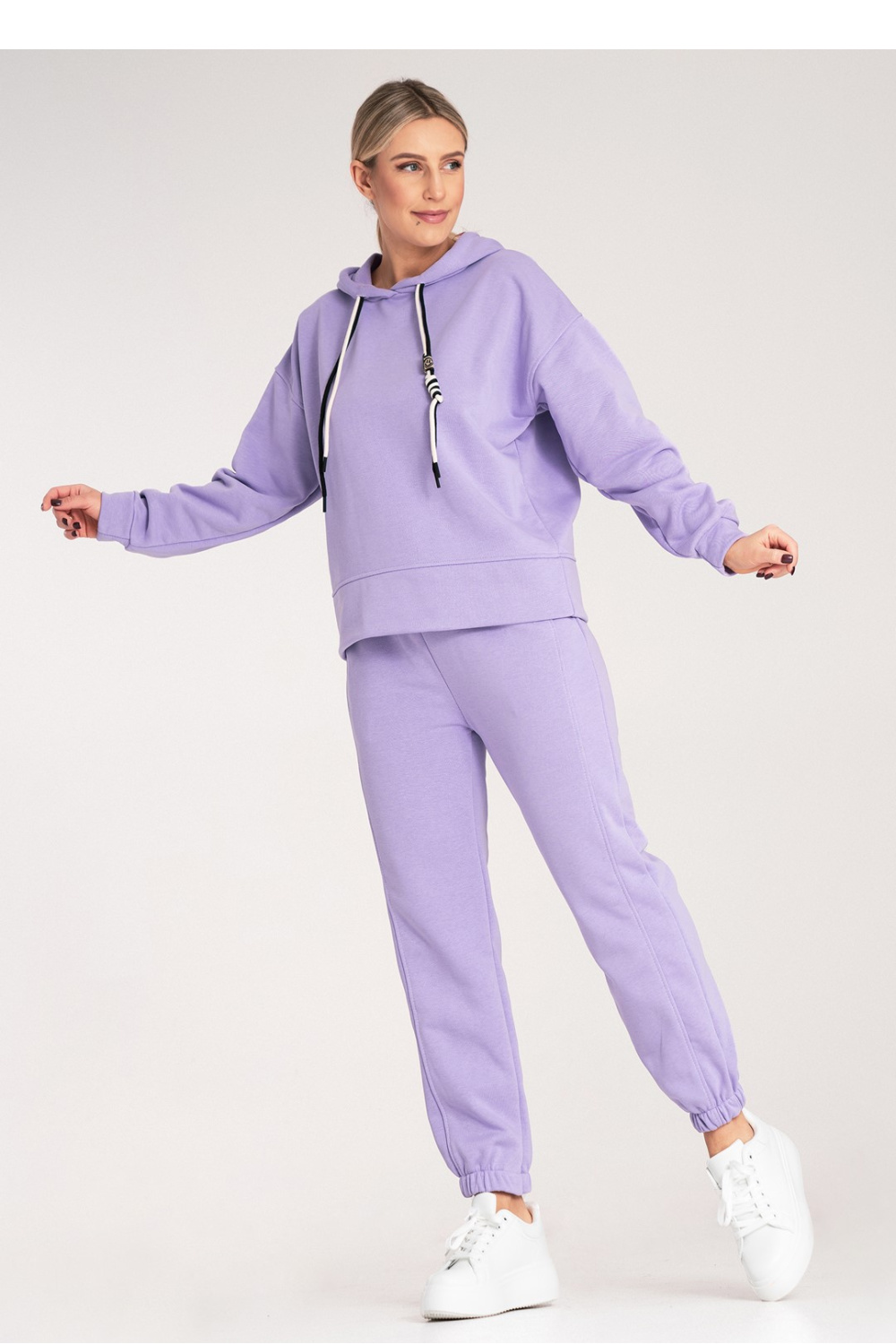 Spodnie Dres Model M1126 Violet - Figl - obrazek 2