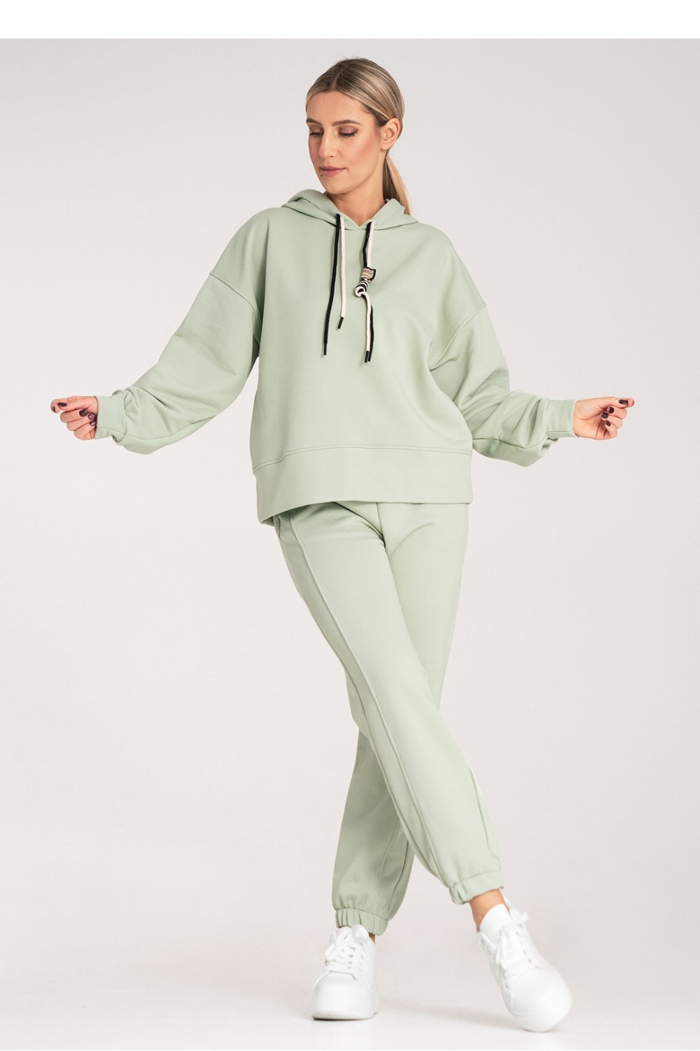 Spodnie Dres Model M1126 Oliwka - Figl - obrazek 2
