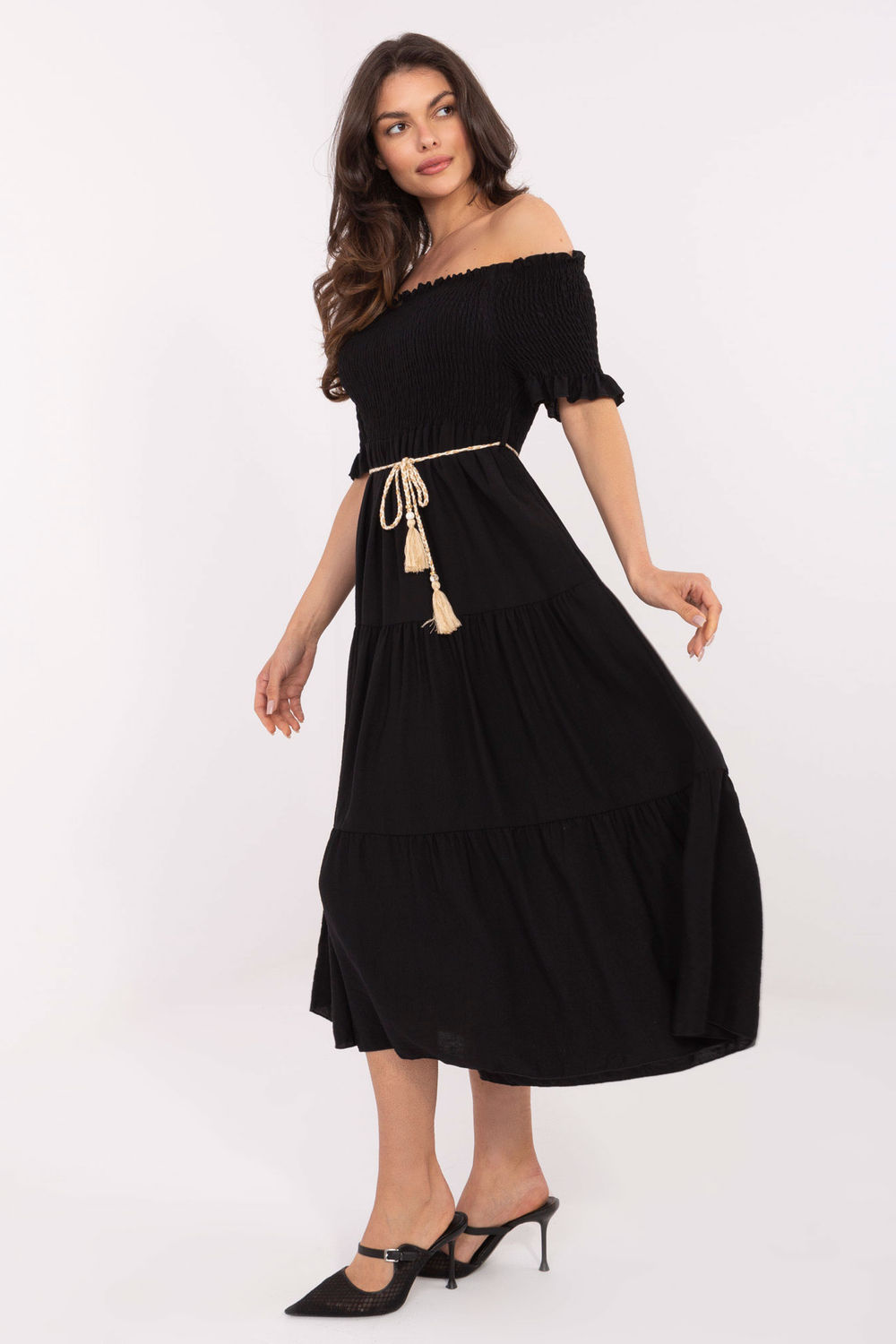 Sukienka Model MI-SK-A2609.96 Black - Italy Moda - obrazek 2