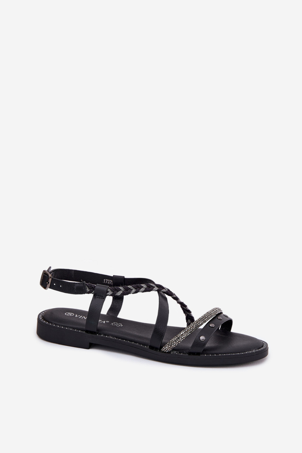 Sandały Model Vinceza 17379 Black - Step in style - obrazek 2