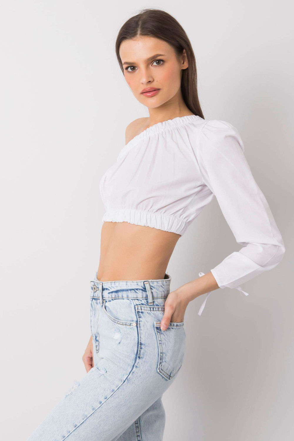 Bluzka Model 341-BZ-5267.05 White - Rue Paris - obrazek 2