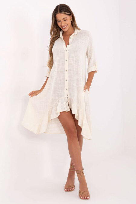 Sukienka Model TW-SK-BI-2021399.54 Light Beige - Och Bella
