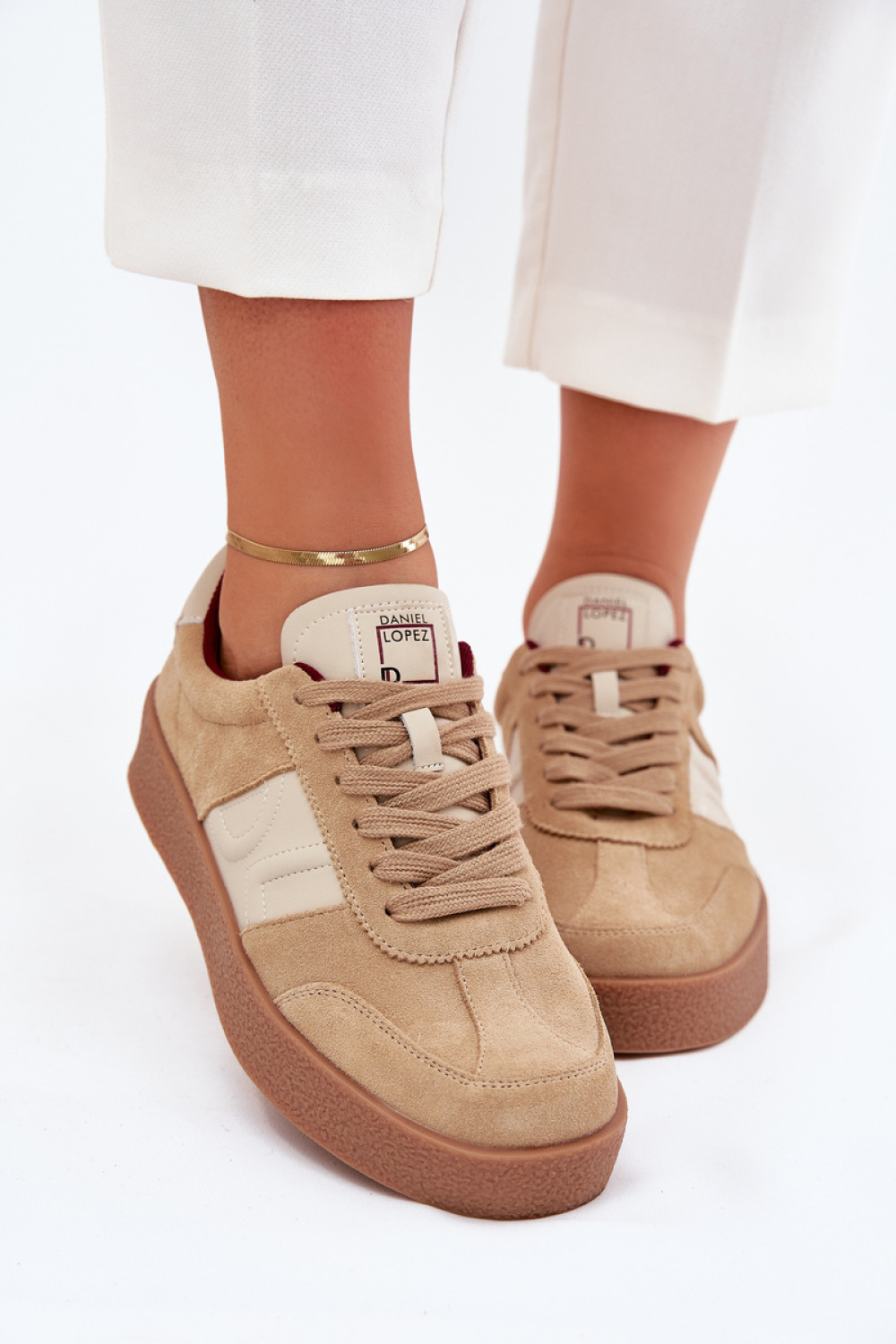 Buty Sportowe Model Daniel Lopez SS2D4022 Beige - Step in style - obrazek 3