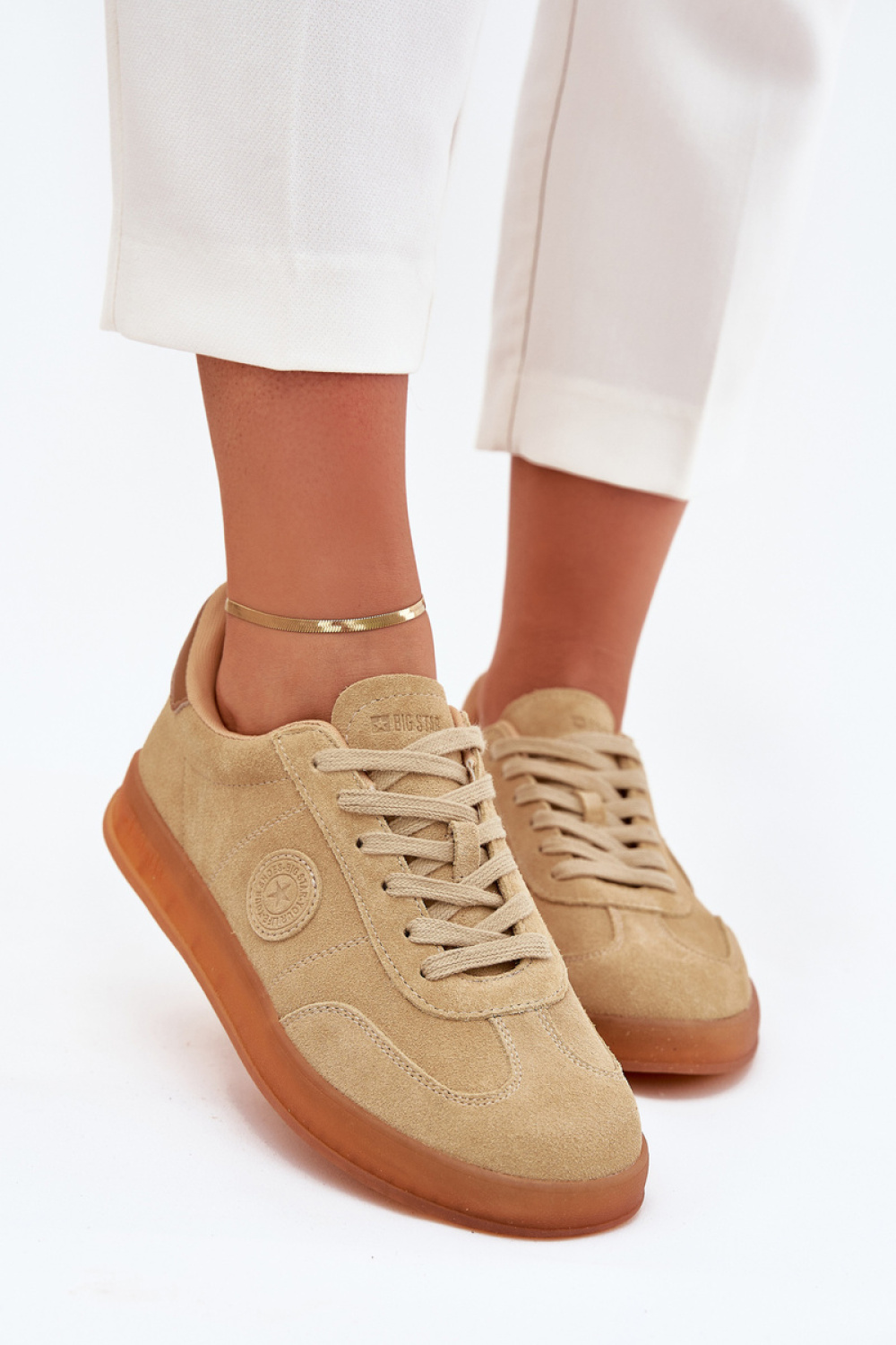 Buty Sportowe Model Big Star RR274849 Beige - Step in style - obrazek 3